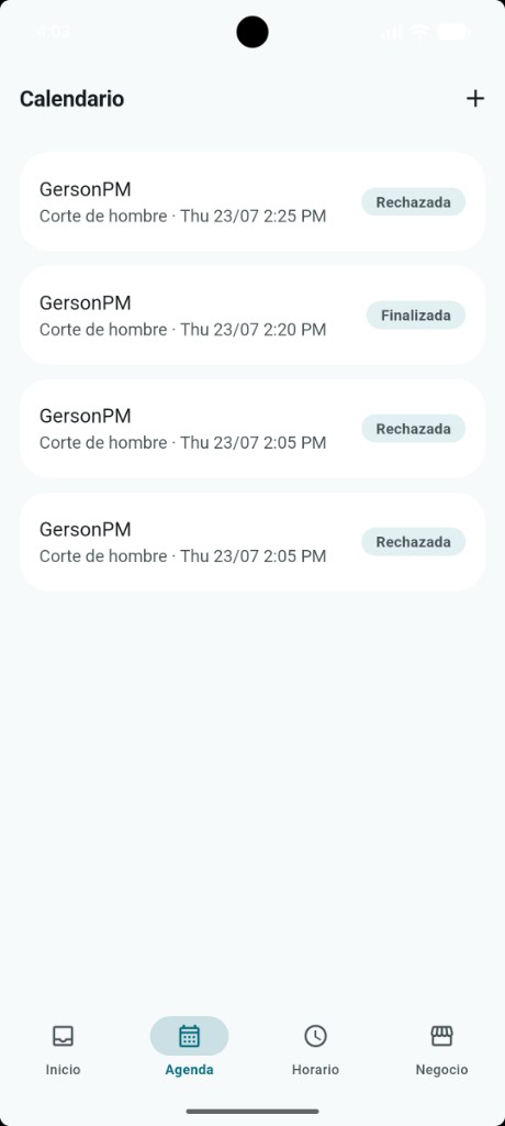 Agenda de citas en Jolom